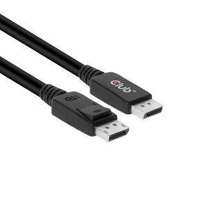 Club3D DisplayPort 1.4 HBR3 8K 60Hz Male/Male 1m 28AWG fBXvC VESAF P[u Cable (CAC-2067)