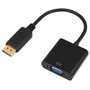 CHARYZA DisplayPort to VGA ϊ P[u DP to VGA ϊA_v^Ή 1080P fAfBXvC ubNDP (IX) - VGA(X)