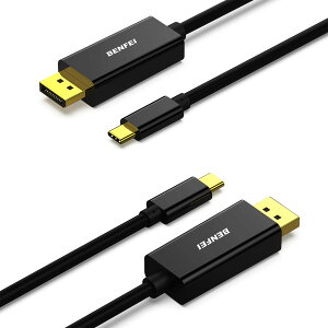 BENFEI 2 1.8m USB Type C - DisplayPort P[uy8K@60Hz 4K@144Hz 2K@240Hz UHDfóz^CvC to DisplayPort ϊA_v^ Thunderbolt 3/4 ݊ iPhone 15 Pro/Max, MacBook Pro/Air 2023, iPad Pro, iMac, XPS 17 ȂǂɑΉ