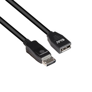 Club3D DisplayPort 1.4 HBR3 (High Bit Rate 3) 8K 60Hz Male/Female 3m 28AWG �����P�[�u�� Extension Cable (CAC-1023)