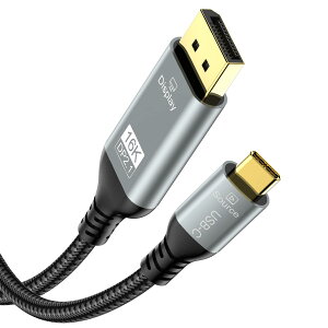 Angusplay 16K USB-C DisplayPort ϊP[u 2M 8K 40Gbps Thunderbolt 4/3 Type-C DisplayPort2.1 fBXv[|[gP[u iPhone 16/15 MacBook Pro iPad Mac Mini Surface Go XPS Chromebook Galaxy S24 Ή ubN