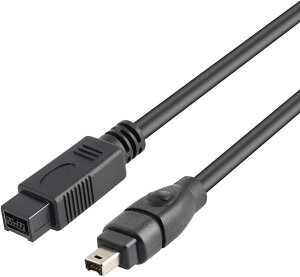HSEUOPV �݊� FireWire �P�[�u�� 9 �s�� - 4 �s�� IEEE 1394 Firewire 800/400 �P�[�u�� 6 �t�B�[�g