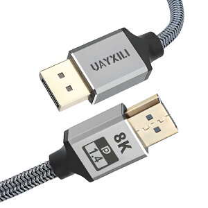 UAYXILI 8K DisplayPortP[u 1.4 2M DPP[u tB[g (8K@60HzA4K@144HzA2K@240Hz) HBR3 32.4GbpsAHDRAHDCP 2.2AFreeSync G-SyncAґgfBXvC|[gAQ[j^[AOtBbNXAPCp