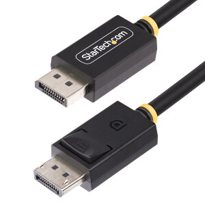 StarTech.com DisplayPort 2.1�P�[�u���^1.8m�^8K60Hz�^VESA�F�؁^�u���b�N DP21-6F-DP40-CABLE