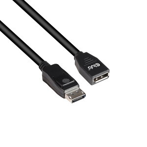 Club3D DisplayPort 1.4 HBR3 (High Bit Rate 3) 8K 60Hz Male/Female 2m 28AWG P[u Extension Cable (CAC-1022)