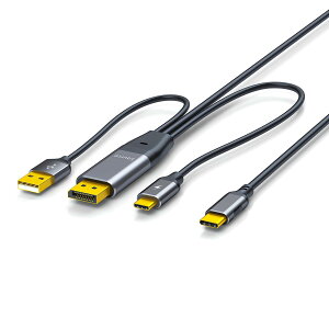 DisplayPort to USB C ϊP[u 4K@60Hz 2M XinYaa USB-Cd DisplayPort to Type-C oCj^[ XREA-L Beam USB-A ^b`@\T|[g Nrea-l Xrea-l AR Switch X-B0X Steam deck PS4/5Q[@Ή