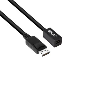 Club3D Mini DisplayPort to DisplayPort 1.4 HBR3 (High Bit Rate 3) 8K 60Hz Female/Male 1m 32AWG P[u Extension Cable (CAC-1120)
