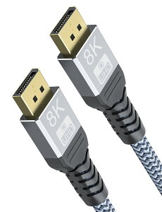 8K fBXvC|[g P[u 1.4 Ki YOJOCK Displayport P[u 8K@60HZ/4K@144Hz DP to Dp P[u ő 32.4GbpsnCXs[hfEo 3M