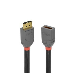 LINDY 0.5m ANTHRA LINE DisplayPort 1.4 IX/X P[u(^:36495)