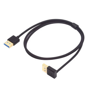 cablecc Ultrafine DisplayPort 1.4 DP - Ultra-HD UHD 4K 144hz DPケーブル 8K 60hz ケーブル ダウンアングル 90度 デスクトップノートパソコンモニター用 100cm