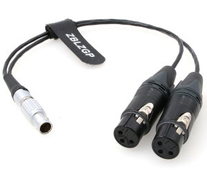 ZBLZGP �I�[�f�B�I�u���[�N�A�E�g���̓P�[�u�� 10�s������f���A��3�s�� XLR���X Atomos Shogun Flame Monitor Recorder�p (�X�g���[�g�v���O�P�[�u��)