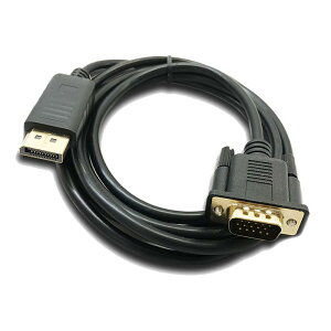 DisplayPort (fBXvC|[g) VGA ϊ P[u 1.8m bLR[h VGA A_v^[ [sAi]