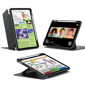ESR iPad Air 11C` P[X(M3/M2A2025/2024) iPad Air 5/4 pJo[(2022/2020) y[ ϏՌ cX^h EFCN/X[v Pencil Pro/USB-C CX[dΉ }`AOP[X 11