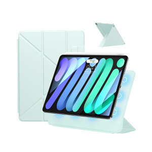 SANDUODD iPad mini7 �P�[�X(A17 Pro�A2024) iPad mini ��7/6���� �P�[�X (2024/2021) 8.3�C���` �P�[�X ���̓}�O�l�b�g�z�� ���u���c�u �p�x�����\ �O�p�`�X�^���h ���芴 Pencil Pro/USB-C�Ή� ���X���� �ɔ� �y