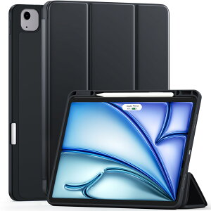 Maledan ΉiPad Air 13C` P[X M3 2025V^ - Abv Pro/Pencil̎C[dƎ[Ή O܂X^h ^ y Ռz _ ubN