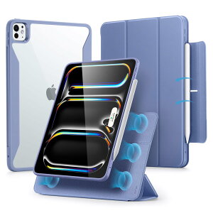 ESR iPad Pro 13C` P[X M4 2024p Pencilz_[t O\}OlbgJo[ cu/uX^h Pencil Pro/USB-CSΉ Rebound 360V[Y p[v