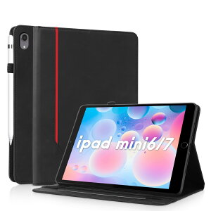 yCASAFUNYziPad Mini 7 (A17 Pro 2024) / iPad Mini6 P[X 2021 8.3C` 7/6 ϏՌ PUU[ Jo[ Apple Pencil [\ I[gX[v/EFCN@\Ή y Vv rWlX J[h|Pb