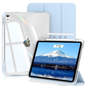 SQBEBS iPad Air 11C` (M2/M3) P[X 2025/2024 iPad Air 5/4 P[X  2022/2020 10.9C`  w E Jo[ Apple Pencil Pro/USB-C ̑Ή X[v@\ O܂X^h y ^