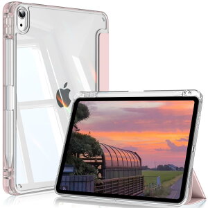 SQBEBS iPad Air 11C` (M3/M2) P[X 2025/2024 iPad Air 5/4 P[X 2022/2020 10.9C`  AN yVz_[t Apple Pencil Pro/USB-C ̑Ή X[v@\ O܂X^h NA X