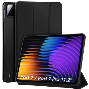 WD&CD Xiaomi Pad 7 / 7 Pro 11.2C` Ή ^ubgP[X Jo[ ^ ϏՌ I[gX[v@\ O܂X}[gJo[ X^h@\ }Olbg Xiaomi Pad 7 یJo[(ubN)