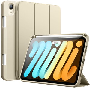JEDirect iPad mini (A17 Pro 2024 fA7) / mini6 P[X (8.3C`A2021fA6)p Pencilz_[t \tgTPUobN XیJo[ I[gEFCNAbv/X[v@\t (X