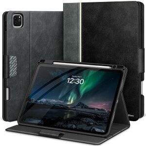 KingBlanc iPad Pro 11�C���` �P�[�X (M4) 2024 ��5���� ��p �蒠�^ �y�����[�� Apple Pencil Pro/USB-C�Ή� �I�[�g�X���[�v �y���V���z���_�[�t�� ����PU���U�[�� �G�`���p�x �S�ʕی� �ϏՌ� �����h�~