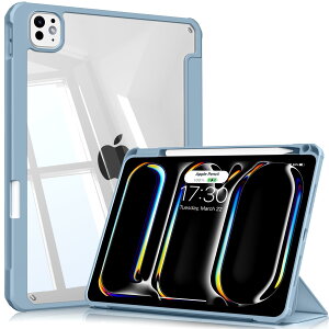 SQBEBS iPad Pro 11C` iM4jP[X 2024 5 obNJo[ Apple Pencil Pro/USB-C ̑Ή O܃X^h y ^ Ռz X[v/X[v@\t XJCu[