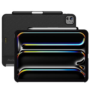 ProCase iPad Pro 11C` P[X M4 (2024N 5) p (A2836 A2837 A3006) Magic Keyboard y Magic Keyboard Folio ɑΉ y[ Jo[-ubN