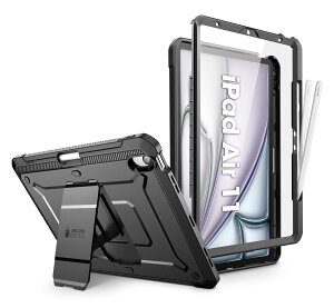 SUPCASE iPad Air 11C` 2024 M2 6 P[X Sʕی Apple M[dΉ Apple y[ یtBt X^h^ ȃLbNX^hیP[X iPad Air 6/5/4 (11/10.9C`, 2024