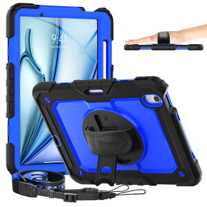 Timecity iPad Air 11 C` P[X 2025Vf ϏՌ iPad Air M3/ M2 P[X ʕیtB 360°]X^h nh&V_[Xgbv y[t  Owی H  AEghA 20