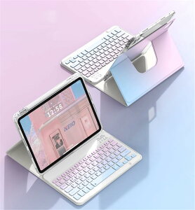 ^cΉ iPad Air 11C`2025 2024/iPad Air4 2020/ Air5 2022 L[{[h P[X Of[V 360x ]\ iPad Pro 11P[X 4 3 2 1 O\ Bluetooth CX L[{[h y 