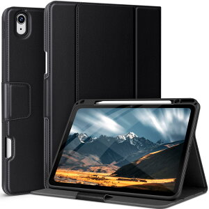 auaua iPad Air 13C` P[X (M3/M2) 2025/2024 p y[ Pencil Pro/USB-CSΉ |Pbgt pxX^h }OlbgJ I[gX[vΉ (ubN)