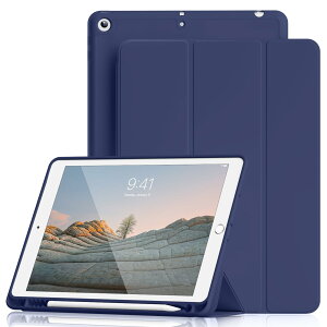 Lsmmpoba iPad 9���� �P�[�X 10.2�C���` ipad �P�[�X ��9/8/7���� �J�o�[ (2021/2020/2019�Ή�) Pencil���[�\ �O�܃X�^���h �X���[�v�@�\ �y�� ���^ �����h�~ PU�������U�[ (���f���ԍ�A2602�AA2603�AA2604