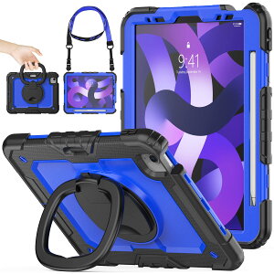 SEYMAC stock iPad Air 5/iPad Air 4 P[X OnhϏՌP[X iPad Air5/4p^ y[ V_[Xgbv یtBtt[(u[+ubN)