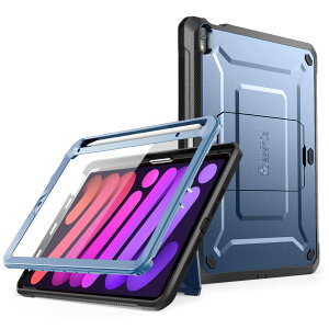 SUPCASE iPad Mini 6 8.3C`(2021)AP[X Sʕی Apple M[dΉ یtBt X^h^ ȃLbNX^hیP[X UBPro V[Y