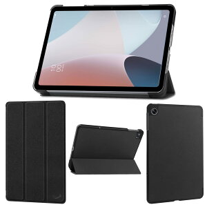 wisers OPPO Pad Air ��p�^�u���b�g�P�[�X (�u���b�N) 10.3�C���` �Ή� (�ی�t�B���� �t��/�X�����^�C�v) �^�u���b�g�J�o�[ 2023 �V�^