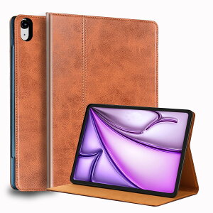 Gexmil for iPad Air 13 �C���` M3 2025/ M2 2024 �P�[�X,�������U�[�� �A�W���X�^�u���X�^���h,�Ռ��h�~ �蒠�^ �ی�P�[�X �I�[�g�X���[�v/�E�F�C�N �h�� �V���v�� ������� ���U�[�P�[�X, �u���E��