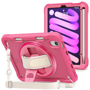 ProCase iPad Mini A17 Pro 7 2024 Mini6 2021 8.3C` | qEƗp ϏՌ Jo[ y[ 360°]X^h nhXgbvt Kp@FiPad Mini A17 Pro 7 2024AMini 6