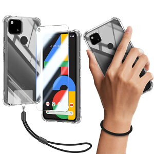 Ή Google Pixel 4a 4G P[X NA P[X Google Pixel4a 4G Jo[ TPU یP[X Jo[w + Google Pixel4a4G KXtB Google Pixel 4a4G tB {Ɏq tB GooglePixel4a4G KX