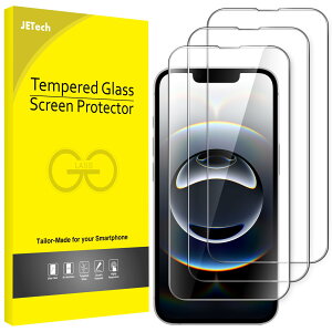 JETech iPhone 16e 6.1C`2025p SʕیtB 9HKXtB P[XɊȂ HD NA 3Zbg
