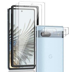 y4ZbgzFor Google Pixel 7A KXtB(2) + JtB(2) AnnhanT Pixel 7A tB Ɏqfލ̗p Sʕی tیtB \tȒP wh~ CAh~ dx9H ߗ