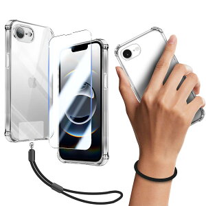 Ή iPhone 16E P[X NA P[X iPhone16E Jo[ TPU یP[X Jo[w + KXtB tB {Ɏq tB iPhone 16 E KX dx9H ߗ Uh KX + V