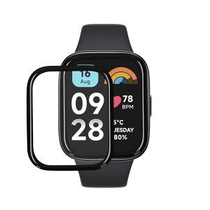 kwmobile 2x Xiaomi Redmi Watch 3 ActiveΉ یtB - ʕی یV[ X}[gEHb` wh~ ȒP - h~ 