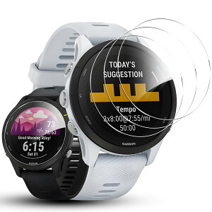 Seninhi �Ή� GARMIN Forerunner 255S Music/Forerunner 255s �K���X�t�B���� �y3���Z�b�g �� �i�� ���{���Ɏq�f�ސ��z �K�[�~�� Forerunner 255 S Music �����K���X �t�� garmin 255S �ی�t�B���� ������ ���ϋv ����