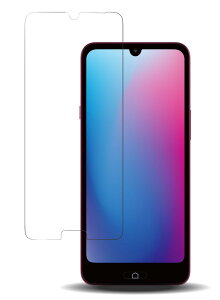 【Corallo】 らくらくスマートフォン a らくらくスマートフォン Lite 対応 フィルム 9H 強化ガラス 気泡防止 防 指紋 ガラスフィルム 指紋防止 撥油 スマホ ガラス 保護フィルム [ らくらくスマ