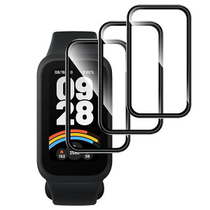 �y3������z For Xiaomi Smart Band 9 Active �t�B���� Xiaomi Smart Band9 Active 1.47�C���` �ی� �t�B���� �ȖʑΉ� �yKibnco�z PMMA+PC���f�� 3D�ȖʃG�b�W �ϏՌ� ��U�h�~ �w��h�~ �����ߗ� �h�o �C�A�[�� �t