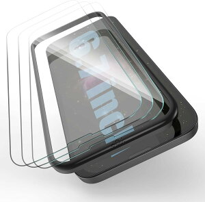 「3枚セット」SURPHY iPhone15 plus/iPhone15 pro maxガラスフィルム,6.7インチ iPhone15 プラス/iPhone15プロ マック用強化ガラスフィルム ガイド枠付き 液晶保護