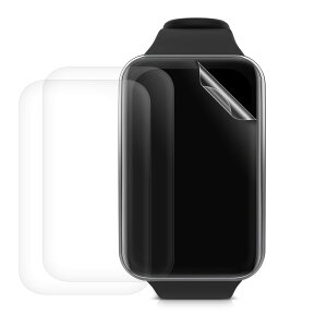 kwmobile 3x Xiaomi Mi Band 7 Pro�Ή� �ی�t�B���� - ��ʕی� �ی�V�[�� �X�}�[�g�E�H�b�` �w��h�~ �ȒP���� - ���h�~ ���^ ����