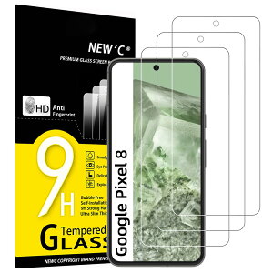 NEW'C 3 KXtB Google Pixel 8 (̂߂ł͂Ȃ Pixel 8A/8 Pro) pKXtیtB ȂAϋv9HdxACAȂ