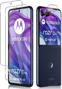 (2)For motorola razr 50/razr 50s tB 3DJ[utB (2) + YیtB (2) tB yHNWEIWEIz tیtB 0.3mm 2.5D dx4H Sʕی ώw  ߗ {